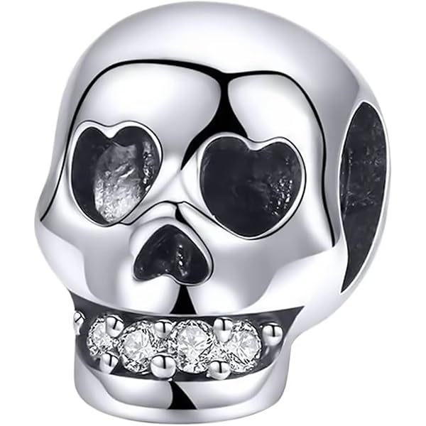 Pendentif Trèfle à Quatre Feuilles MariaFonte - Argent 925, Zircon, Cœur 'Lucky', Pour Bracelet Charm Porte-bonheur