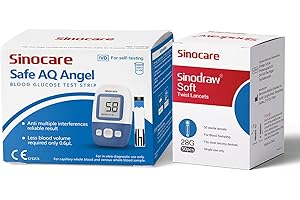 YOUMANG 50 tiras reactivas para medidor de glucosa en sangre Safe AQ Angel