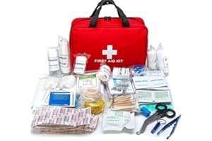 ‎EPICSOA ePicsoa Erste Hilfe Set, 120-teiliger Erste Hilfe Kasten, First Aid Kit, Notfall Ausrüstung inkl. Bandagen, Rettungsdecke, Pfeifen, Pflaster, Gauze, Reiseapotheke