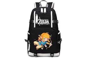 WANHONGYUE The Legend of Zelda Juego Mochila Escolar Estudiante Bolso de Escuela Backpack Mochila para Portátil