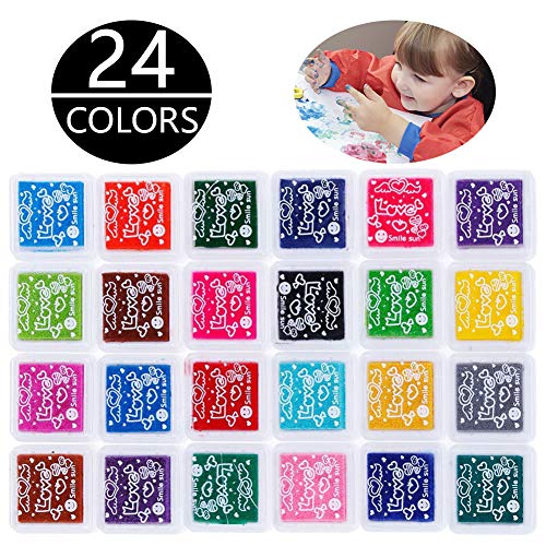 Kany Lot de 24 encreurs encreurs encreur pour Empreintes digitales en Papier