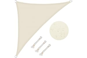 WOLTU Awning, Rectangle, Triangle, Square, Water-Resistant Sun Screen, HDPE Wind Shield, with UV Protection, for Garden, Patio, Camping