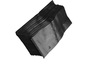 Daaxing 100 bolsas de plástico para cultivar frutas, verduras, plantas, flores, bolsas gruesas con agujeros transpirables (17 x 30 cm)