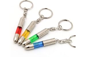 Azonee Car Static Eliminator Keychains – High Voltage Anti-Static ESD Tool Set for Cars, Door Handles, Elevators, and More – Quick Discharge, Portable & Convenient (4 Pcs)