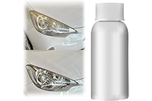 LEBENISTGUT Scheinwerferreparaturflüssigkeit 800g, Auto Scheinwerfer Aufbereitung, 2025 New Scheinwerfer Reiniger, Aufbereitungsflüssigkeit, Scheinwerfer Reparatur Set für Gelbfärbung/Kratzen/Unschärfen/Oxidation