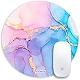 ARTBRIZ Brizberry Mouse Pad, Large Printed Waterproof Anti Skid Rubber Base for Desktop Laptop PC Office Gaming 240 X 240 X 3 mm [20% Larger] (Marble Texture 1, Pack of 1)