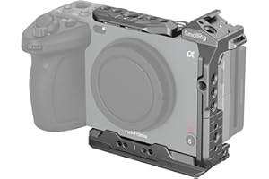 SMALLRIG Demi-Cage à Dégagement Rapide HawkLock pour Sony FX3/FX30, Rail OTAN à Griffe Froide Intégré/Plaque QR pour Arca, Conception Modulaire Compatible avec la Poignée XLR d'origine - 4772