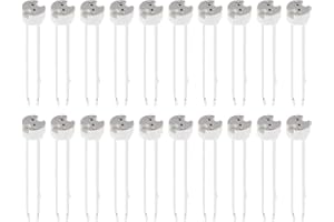 SEMINISMAR Portalampada GU5.3 MR16,20PCS Presa LED MR16 GU5.3,Porta Lampada,Presa Porta Lampade in Ceramica Attacco GU5.3