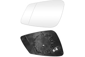 TTCR-II Calentado Retrovisor Espejo Compatible con Espejo de Cristal BMW Serie 1 2 3 4 5 6 7 i3, Retrovisor Exterior F20 F21 F22 F30 F31 F32 F33 F36 F10 F11 F12 F01 F02 F06 F07-Izquierdo