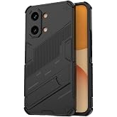 Microcase POCO X8 Pro Max 5G / Redmi Turbo 5 MAX 5G İle Uyumlu Matrix Serisi Armor Standlı Perfect Koruma Kılıf - Siyah AL341