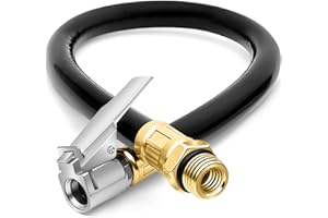 QZKJQDD 2 sztuki wąż do pompowania opon, zestaw przedłużenia zaworu, 38CM wąż do pompowania opon, adapter zaworu samochodowego, kalibrowany pompka do opon, wąż zapasowy do pompki powietrza, do