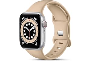 CeMiKa kompatybilny z Paskiem do Zegarka Apple 38mm 40mm 41mm 42mm 44mm 45mm 49mm, Wymienne Paski z Miękkiego Silikonu Pasujące do iWatch SE/Series 8 7 6 5 4 3 2 1