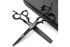 SHARONDS Salon de coiffure professionnelle 6 pouces haut de gamme JP440c ciseaux de coiffure costume de coiffure coiffure outils de coiffure (scissors set)