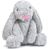 &Ouml;zg&uuml;ner Oyuncak 45 cm Yumuşak Uyku Arkadaşı Tavşan, Pel&uuml;ş, Doldurulabilir, Uyku Arkadaşı Tavşan (Gri)
