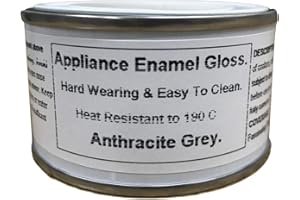 Fascinating Finishes Ltd 1 x 150ml Anthracite Grey Gloss Fridge, Cooker and Appliance Enamel Paint. Heat Resistant