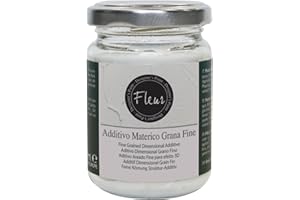 FLEUR DESIGNER'S PAINT | Additivo Materico in Polvere, 160 gr, Grana Fine, Conferisce Extra Volume e Matericità, Da Aggiungere al Colore in Proporzione fino a 3:1, Made in Italy.