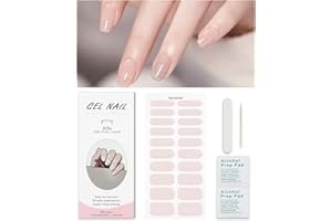 Nagelfolie Rosa, KALEFUL Gel Nail Nagelfolien Selbstklebend Uv Härtend Nail Art Sticker Dekoration Nageldesign Zubehör