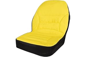Emiif LP68694 - Fundas de asiento de tractor para 1025R 2025R con reposabrazos, tela Oxford 300D, accesorios acolchados para tractor
