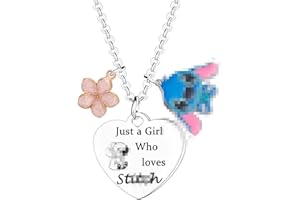 Waeceip St** Necklace St** Gifts for Girls St** Stuff St** Birthday Decorations Gifts for Daughter Friends Gifts Just A Girl Who Loves St** Girls Jewellery