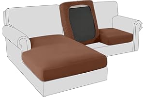 BXFUL copriseduta Divano Copri Elastico Cuscini Seduta sedie Arredamento copricuscini coprisedie Telo Impermeabile coprisedia Cuscino Elasticizzato copricuscino divani (1 Posto Grande,caffè)