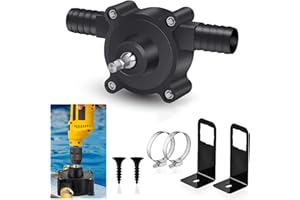 SVUPUE Mini Bomba de Agua Eléctrica para Taladro, Bomba Eléctrica Portátil para Taladradora, Bomba de Agua para Taladradora, Negro, Plástico y Acero Inoxidable, Above Ground, WATER_PUMP