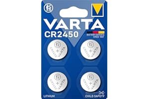Varta Knopfzelle CR 2450 3 V 4 St. Lithium VARTA Lithium Coin CR2450 Blister 4