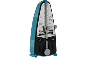 Wittner Metronom Taktell Piccolo Serie 830 - Plasthölje - Utan klocka - Turkos - Mekanisk uppvridning - Inga batterier behövs