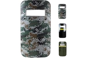 SHIJIU SHIMENG riot shield forearm protector， real size，Security SWAT police security guard equipment, body, head, chest and arm protection. With window. clear . Real . Large. 90x50cm.