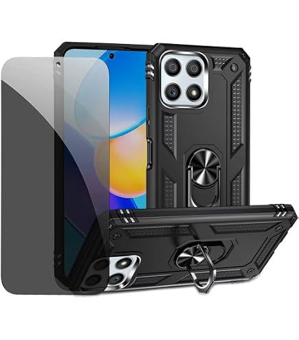 Ivoler Klare Hülle Für Honor X8a – Inkl. 2 Panzerglas, Militärischer Schutz, Stoßfest & Vergilbungsfrei