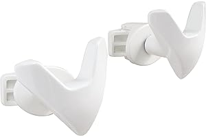 SOMATHERM FOR YOU - B21814B - Hooks V para la toalla blanco seco - tornillo tubo redondo