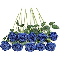 Künstliche Seidenrosen 42 Cm - Kunstblumen Strauß Mit 5 Blüten Pro Stiel