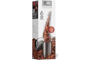 AdHoc MP203 Geschenkset Chili-Schneider PEPE mit 20 g Bird's Eye Chilis, Edelstahl/Acryl
