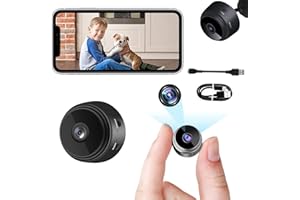 Hitec_Bargain Wireless WiFi Camera with Motion Detection Night Vision HD 1080P, Nanny Cam for Home Security, Surveillance Camera Tiny Portable Baby Monitor for Home Indoor Outdoor