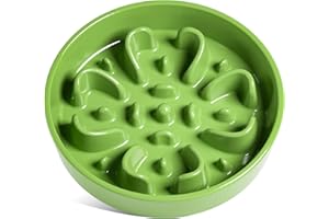LE TAUCI Gamelles pour Chien à Alimentation Lente en céramique, gamelle pour Chien de Taille Moyenne et Grande, gamelles Puzzle pour Animaux domestiques, L-1200 ML