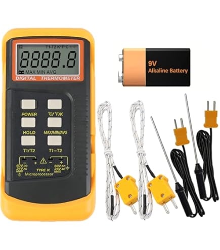 Termometro Digitale T063 Con Sonda - Misuratore Temperatura Portatile, Campo -50°C To 250°C - Foto 3