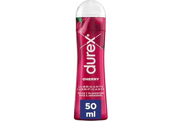 Durex Play Lubricante Cereza, Cherry, 50 ml (Paquete de 1)