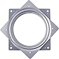 HEAVY DRIVER® Lazy Susan Square Turntable Rotating Bearing Swivel Plate 360 Degree for DIY Display Stand TV Rack Desk Trays, Kitchen Storage Racks, Cabinet, Craft Projects (6 inch, 1)