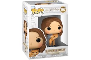 Funko Pop! Movies: Harry Potter Prisoner of Azkaban - Hermione Granger with Crookshanks- Figura de Vinilo Coleccionable - Idea de Regalo - Mercancia Oficial - Juguetes para Niños y Adultos
