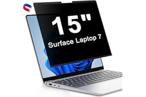‎LUSA DESIGN 15 Inch Magnetic Privacy Filter for Microsoft Surface Laptop 7, Removable Privacy Film with Anti Glare Blue Light Filter, 15 Inch Privacy Screen Privacy Screen Protector Easy Installation