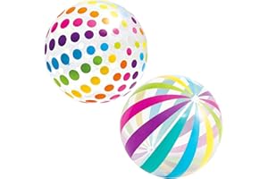 BBIURER 2 Stück Wasserball, wasserball aufblasbar 40cm, Sie können in Innen- und Außenpools und Stränden spielen, Spielzeug, mit dem sowohl Erwachsene als auch Kinder spielen können