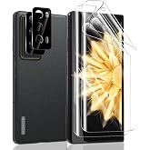 Yiunssy Screen Protector for Honor Magic V2 and Tempered Glass Camera Lens 2+2 Pieces, Anti-Scratch, Anti-Fingerprint, HD Tra