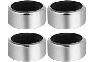 UPKOCH 4 Stück Edelstahl Tropfring Tropfenfänger für Flaschen Weinflaschen Halsbänder Weinzubehör für Home Bar Restaurant