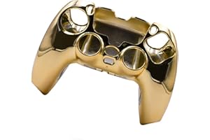duhe189014 Protection Manette Jeu pour PS5, Coque Protection Dure Placage Poignée Jeu PS5, Housse Protection Galvanoplastie Colorée Fendue pour Peau Sustainable