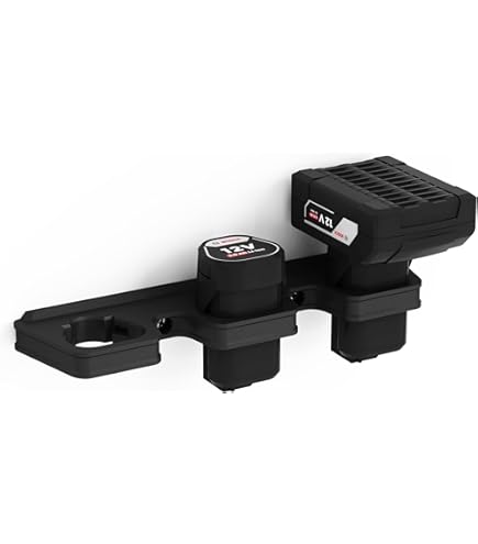 ULROAD 4X Halterung Akku 12V 10,8V Batterie Wand Halter Werkstatt Wandhalterung für Bosch GBA