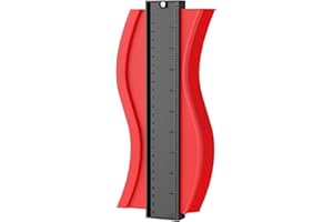 Rseuphiee Duplicatore Di Contorni Da 10 Pollici, Dima Strumento Di Misurazione, Replicatore Di Profilo Sagoma Precisa Con Blocco, Profilometro, Irregolare Profile Misuratore Per Piastrelle Pavimenti