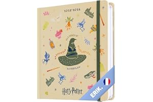 Grupo Erik - Agenda Scolaire Journalier 2025 2026 Harry Potter, en Français - Fourniture Scolaire Harry Potter, Agenda College 2025 2026 Fille Garçon