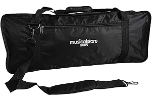 MusicalStore2005 Borsa per Tastiere compatibili Casio e Medeli - Custodia Protettiva per Trasporto Minitastiere SA76, SA77, SA78, MC37