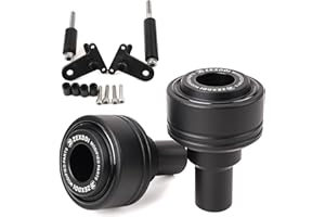 ZEXDDI Fit For Ka-wasaki Ninja 500 SE Ninja 500 2024 Moto 1 Paio Slider Telaio Z500 Z 500 2025 Anti-collisione Protezione Caduta Crash Pad (Nero)