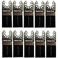 Pack Of 10 x 35mm Bi-Metal Multi Tool Blades For Wood & Metal Cutter Saw Set Compatible with Dremel Fein Multimaster Makita Etc Oscillating