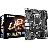 Gigabyte H510M K V2 Motherboard - Supports Intel Core 11th CPUs, up to 3200MHz DDR4 (OC), 1xPCIe 3.0 M.2, GbE LAN, USB 3.2 Ge